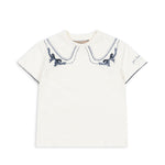 Konges Sløjd A/S JERSEY T-SHIRTS off white/bow collar