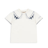Konges Sløjd A/S JERSEY T-SHIRTS off white/bow collar