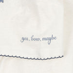 Konges Sløjd A/S JERSEY T-SHIRTS off white/bow collar