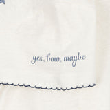 Konges Sløjd A/S JERSEY T-SHIRTS off white/bow collar