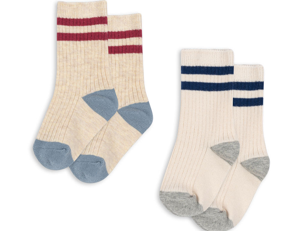 Konges Sløjd A/S SOCKS off white/multi strip
