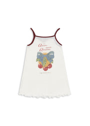 Konges Sløjd A/S JERSEY DRESSES off white/amarena