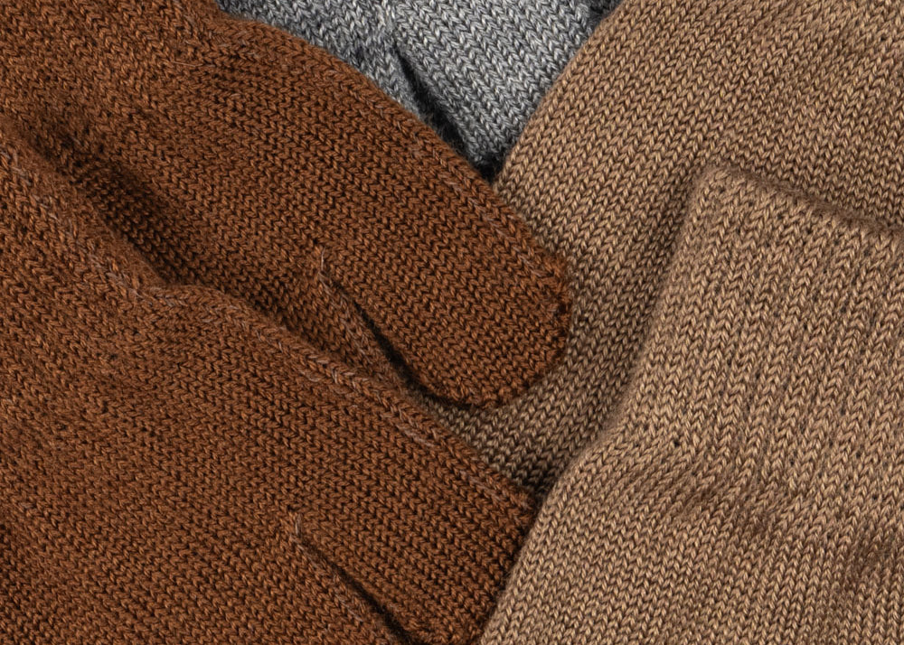 Konges Sløjd A/S MITTENS grey melange/beige/brown