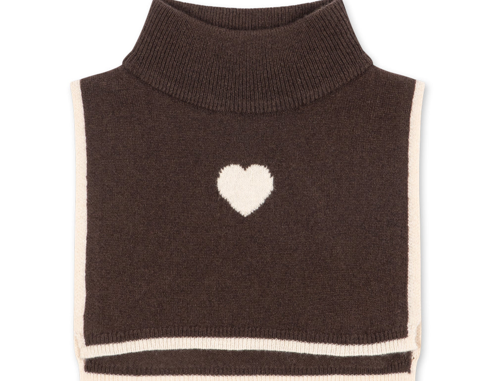 Konges Sløjd A/S NECKWARMER chocolate brown