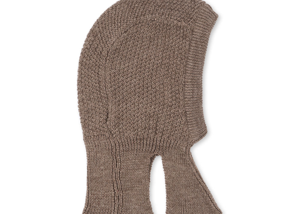 Konges Sløjd A/S BALACLAVAS bunny brown melange