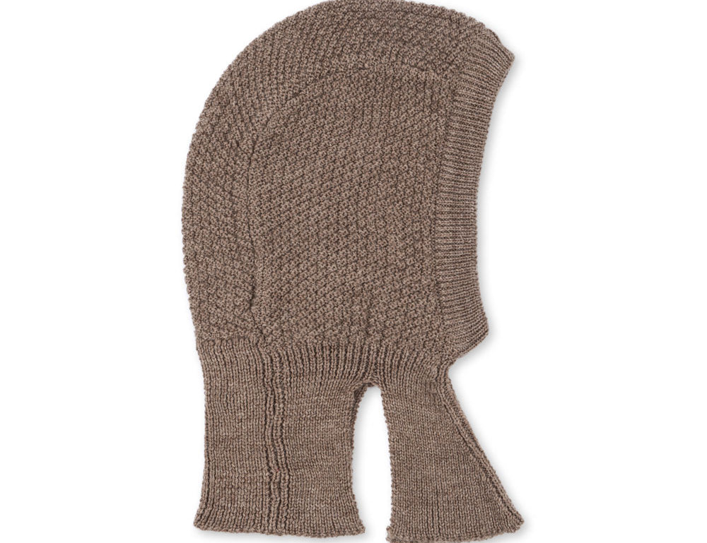 Konges Sløjd A/S BALACLAVAS bunny brown melange