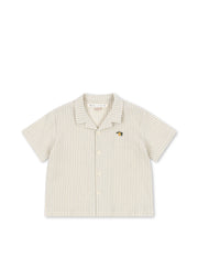 Konges Sløjd A/S WOVEN SHORT SLEEVE SHIRTS cloud stripe