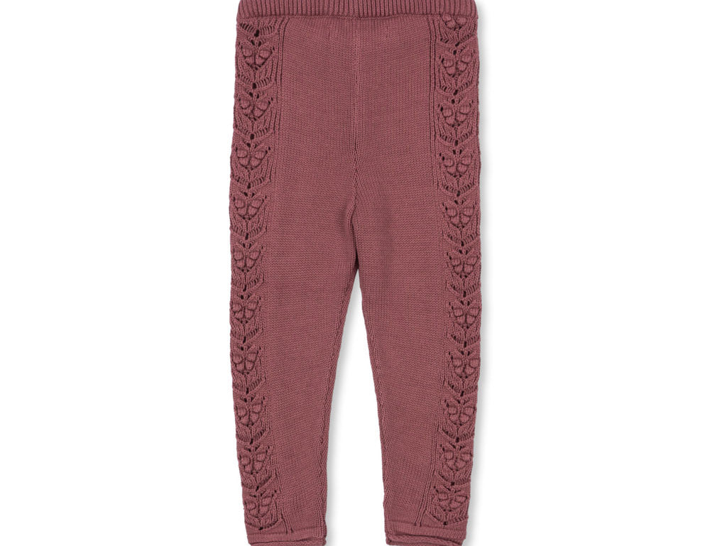 Konges Sløjd A/S KNITTED PANTS deco rose