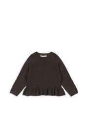 Konges Sløjd A/S KNITTED BLOUSES & VESTS brown melange