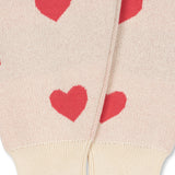 Konges Sløjd A/S KNITTED PANTS coeur coloré duo pink