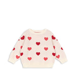Konges Sløjd A/S KNITTED BLOUSES & VESTS coeur coloré duo pink