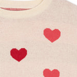 Konges Sløjd A/S KNITTED BLOUSES & VESTS coeur coloré duo pink