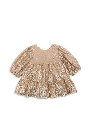 Konges Sløjd A/S WOVEN DRESSES gold glitter