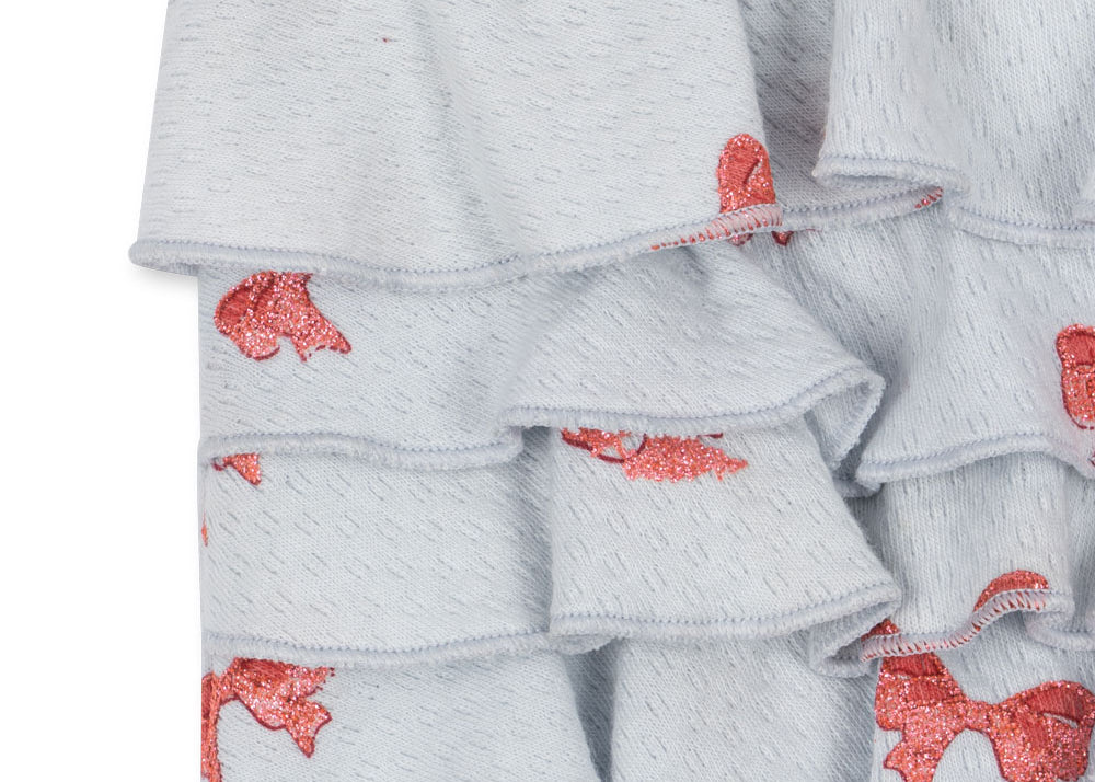 Konges Sløjd A/S JERSEY PANTS rosia blue bow