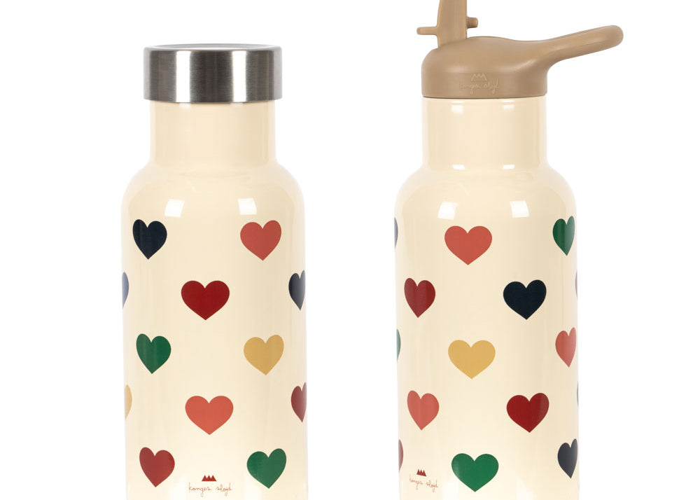 Konges Sløjd A/S DRINKING BOTTLES bon coeur coloré
