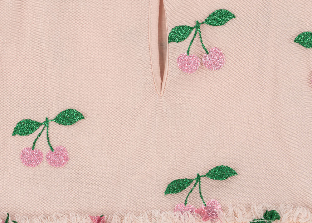 Konges Sløjd A/S WOVEN DRESSES ma grande cerise pink glitter