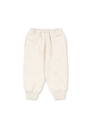 Konges Sløjd A/S JERSEY PANTS off white melange