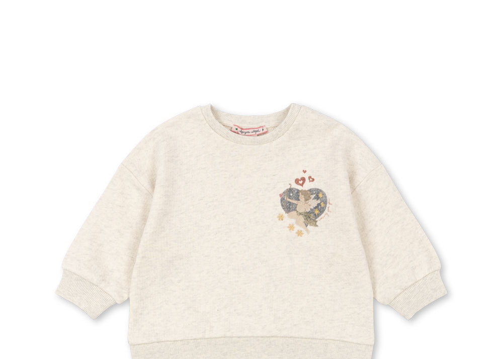 Konges Sløjd A/S JERSEY BLOUSES off white melange