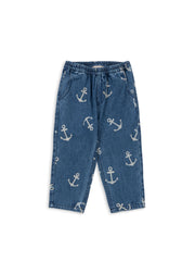 Konges Sløjd A/S WOVEN PANTS anchor aok