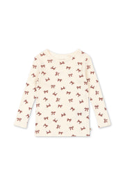 Konges Sløjd A/S JERSEY BLOUSES bow rouge