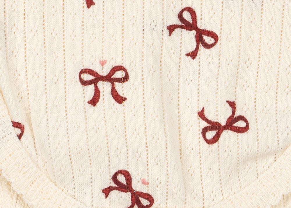 Konges Sløjd A/S BODYSTOCKINGS bow rouge