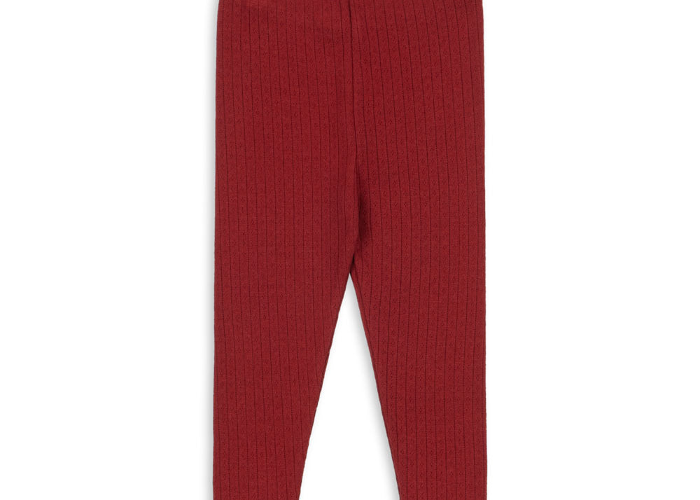 Konges Sløjd A/S JERSEY PANTS red dahlia