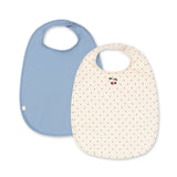 Konges Sløjd A/S DINNER BIBS navy dot/rain washed