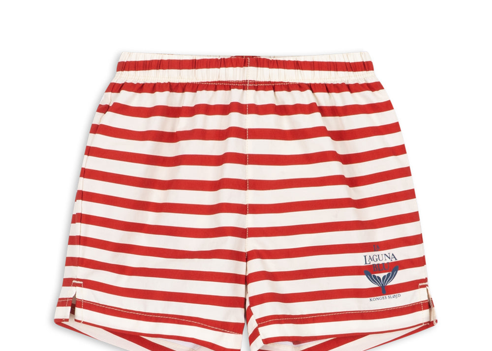 Konges Sløjd A/S SWIMSHORTS stripe rouge