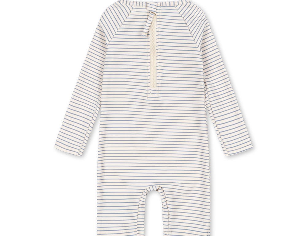 Konges Sløjd A/S UV ONESIES stripe bluie