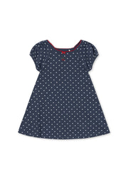 Konges Sløjd A/S JERSEY DRESSES heart blues