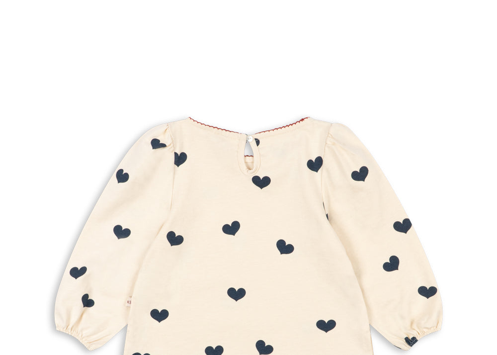 Konges Sløjd A/S JERSEY BLOUSES cuore tricolore