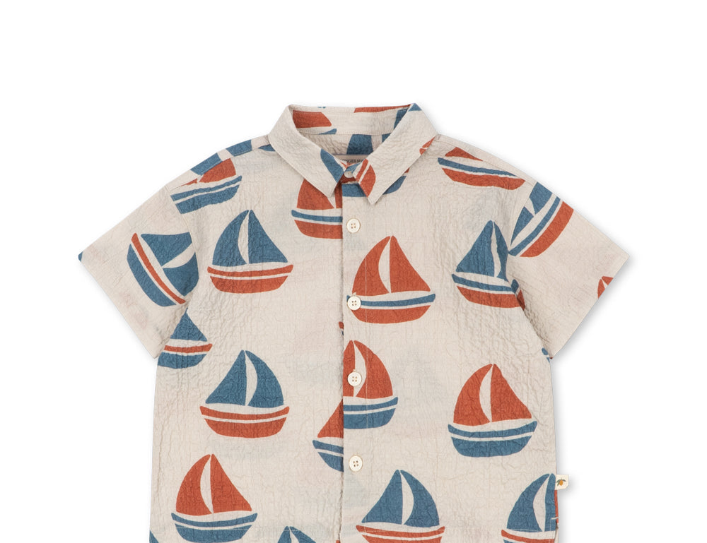 Konges Sløjd A/S WOVEN SHORT SLEEVE SHIRTS ahoy
