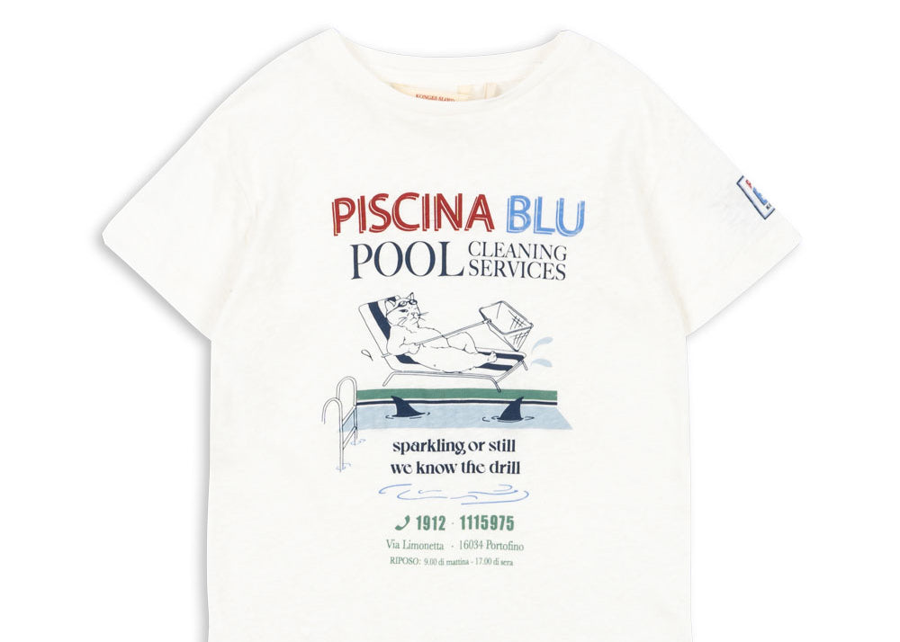 Konges Sløjd A/S JERSEY T-SHIRTS off white/piscina