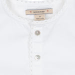 Konges Sløjd A/S WOVEN SHORT SLEEVE SHIRTS bright white