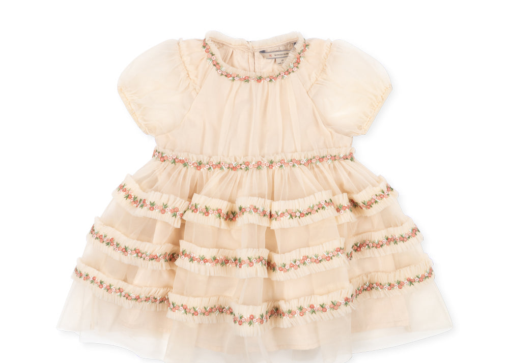 Konges Sløjd A/S WOVEN DRESSES buttercream