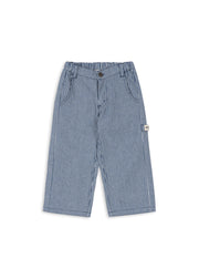 Konges Sløjd A/S WOVEN PANTS blue stripe