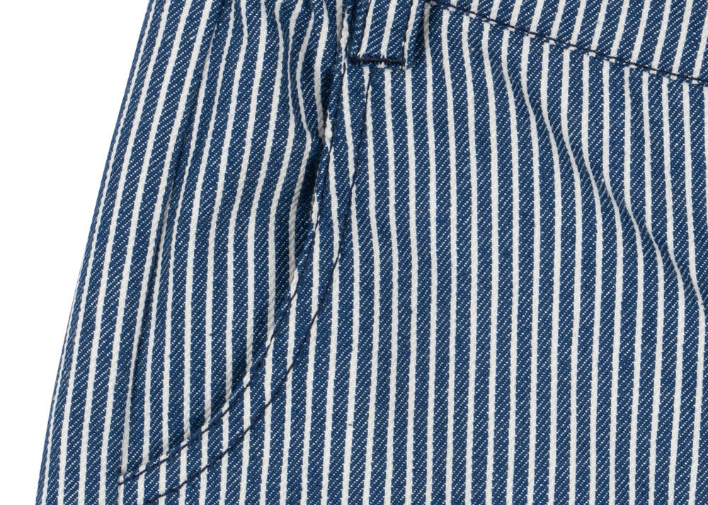 Konges Sløjd A/S WOVEN PANTS blue stripe
