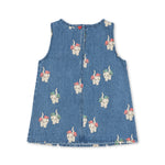 Konges Sløjd A/S WOVEN DRESSES bow kitty denim