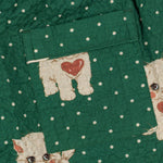 Konges Sløjd A/S WOVEN PANTS dot miao verde