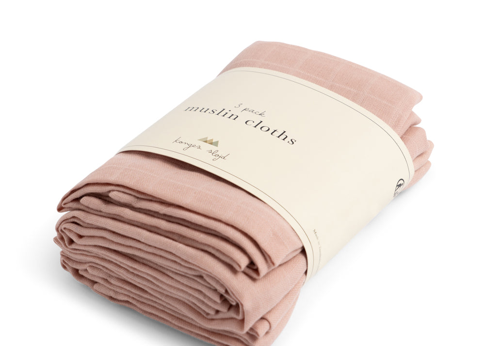 Konges Sløjd A/S MUSLIN CLOTHS mahogany rose