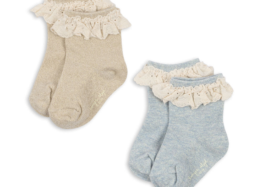 Konges Sløjd A/S SOCKS pearl blue