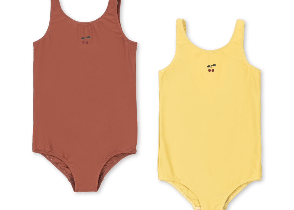 Konges Sløjd A/S SWIMSUITS pampas/mahogany