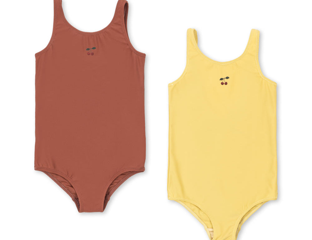 Konges Sløjd A/S SWIMSUITS pampas/mahogany