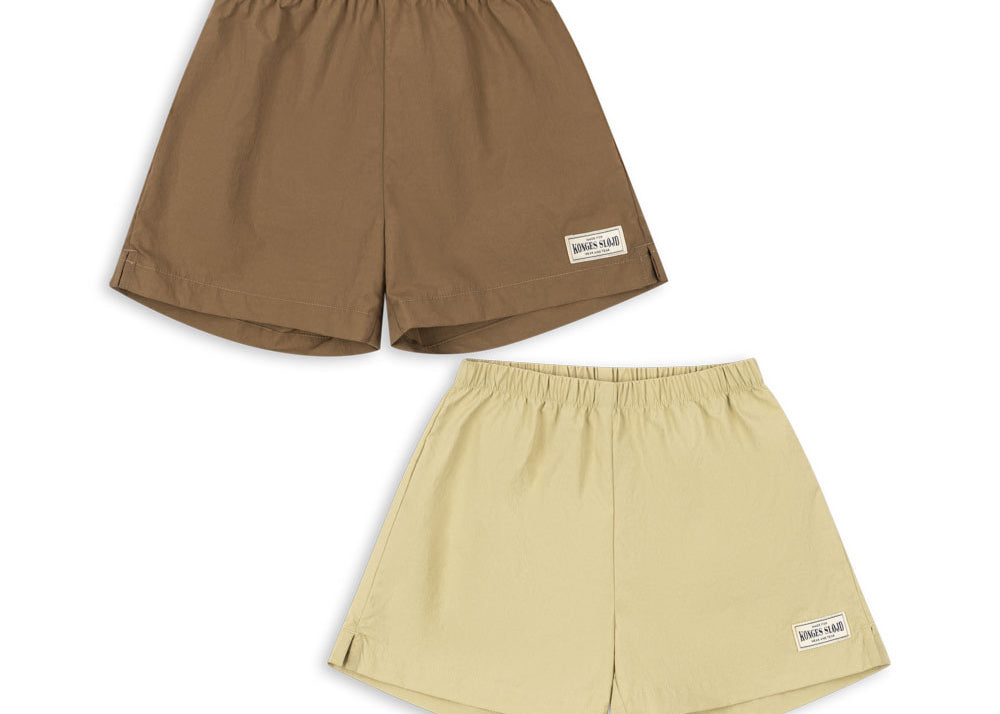 Konges Sløjd A/S WOVEN SHORTS & BLOOMERS pale olive green/ermine