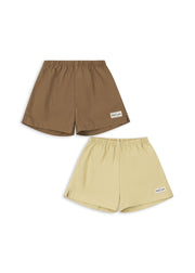 Konges Sløjd A/S WOVEN SHORTS & BLOOMERS pale olive green/ermine