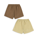 Konges Sløjd A/S WOVEN SHORTS & BLOOMERS pale olive green/ermine