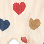 Konges Sløjd A/S JERSEY ROMPERS & JUMPSUITS bon coeur coloré