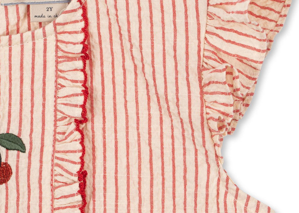 Konges Sløjd A/S WOVEN SHORT SLEEVE SHIRTS amour stripe