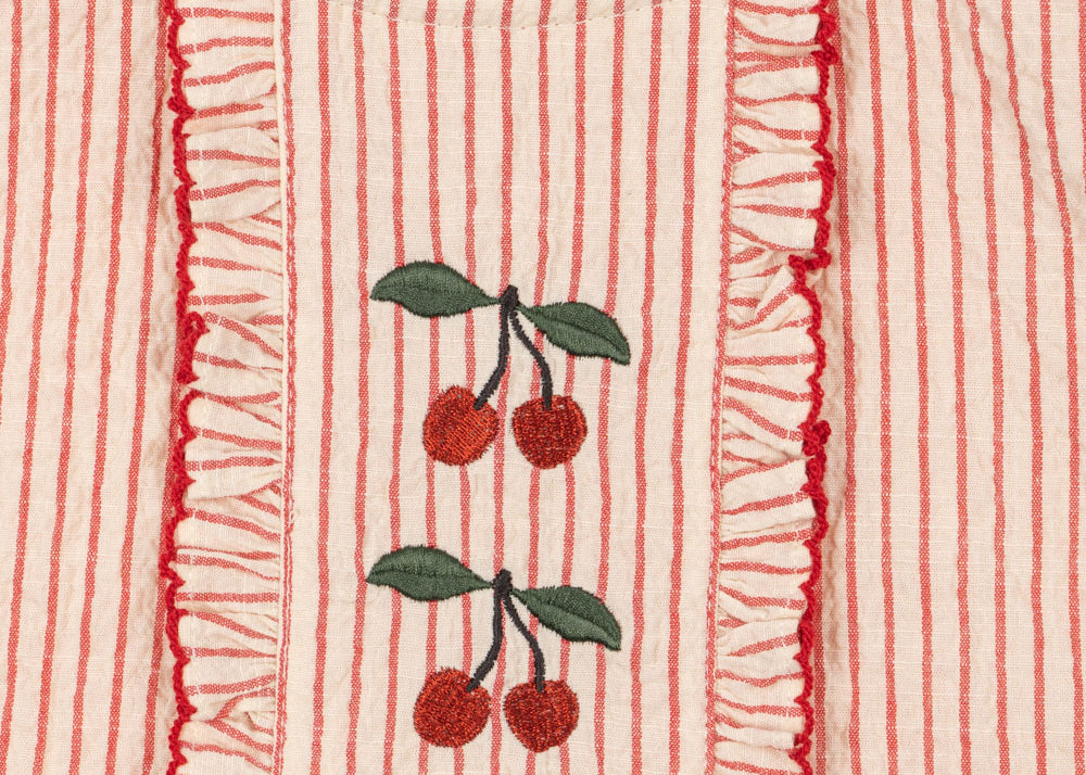 Konges Sløjd A/S WOVEN SHORT SLEEVE SHIRTS amour stripe