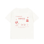Konges Sløjd A/S JERSEY T-SHIRTS off white/lifeguard service